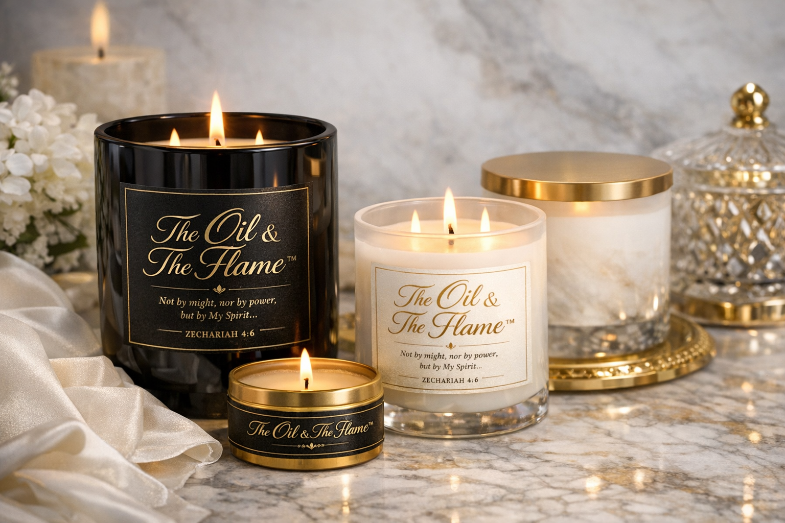 THE OIL & THE FLAME CANDLE COLLECTION