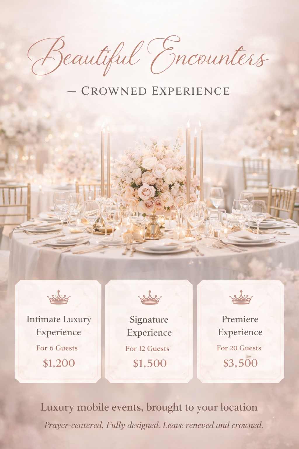 🌸 Beautiful Encounters – Crowned Experience