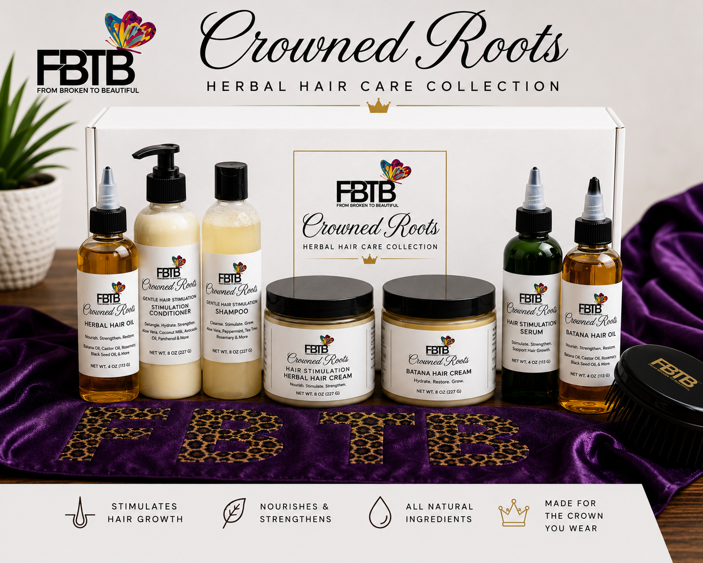 Crowned Roots Hair Stimulation Hair System